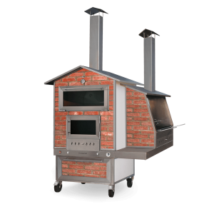 Barbecue a carbone o carbonella da esterno cm 50x40x85h - Modello Vulcano